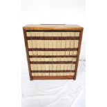 STOUT MAHOGANY BOOKCASE