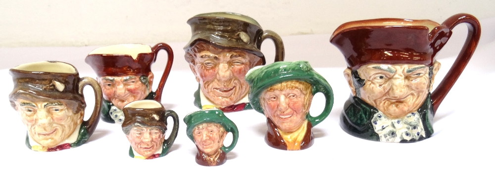 TWO ROYAL DOULTON OLD CHARLEY CHARACTER