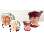 TWO ROYAL DOULTON THE LAWYER CHARACTER J