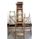 'A' FRAME WOODEN STEP LADDER