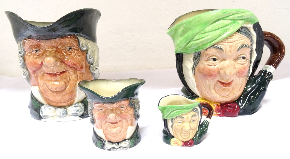 TWO ROYAL DOULTON PARSON BROWN CHARACTER