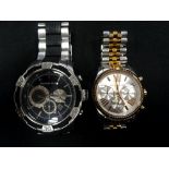 TWO MICHAEL KORS WRISTWATCHES one a gentleman's watch MK-8079,