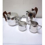 PICQUOT WARE TEA SERVICE comprising a tea pot, hot water pot,