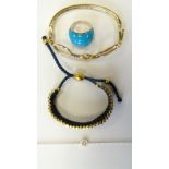 SELECTION OF FASHION JEWELLERY comprising a Swarovski crystal bangle;