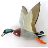 SUMMERBANK POTTERY PETER SCOTT 'MALLARD DRAKE' WALL ORNAMENT 23.