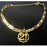 EIGHTEEN CARAT GOLD BRACELET