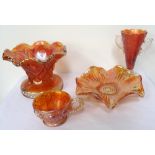 COLLECTION OF VINTAGE CARNIVAL GLASS