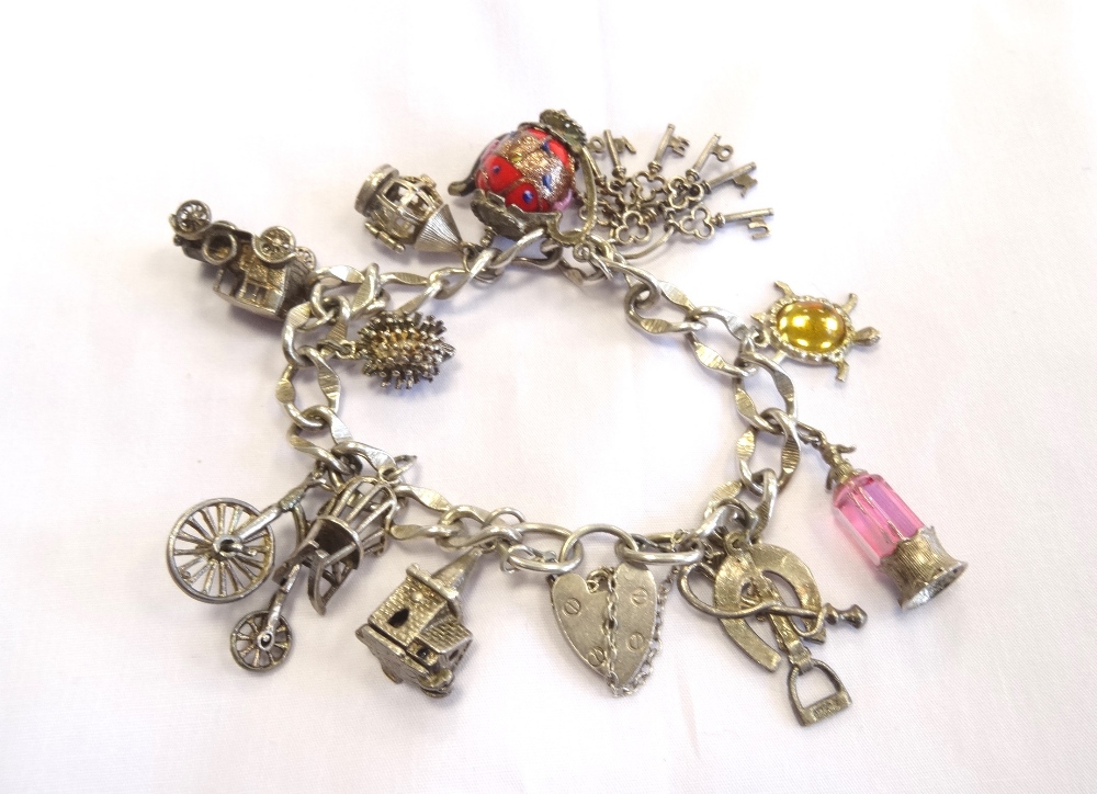 SILVER CHARM BRACELET