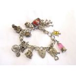 SILVER CHARM BRACELET