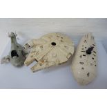 SELECTION OF THREE LARGE SCALE VINTAGE STAR WARS VEHICLE TOYS comprising CPG Products 1979 Kenner