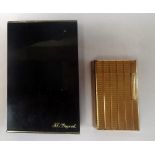 1960s 'S.T.DUPONT' GOLD PLATED CIGARETTE LIGHTER numbered '7194 B V', 5.