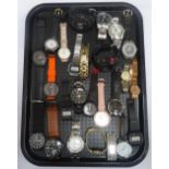 SELECTION OF LADIES AND GENTLEMEN'S WRISTWATCHES including Swatch, G-Shock, Sekonda, Emporio Armani,