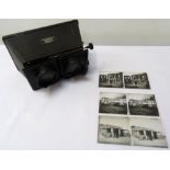 COLLECTION OF EDWARDIAN GLASS STEREOSCOPIC SLIDES views of Egypt,