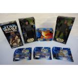 SELECTION OF BOXED STAR WARS FIGURES AND TOYS comprising an Action Collection Luke Skywalker in