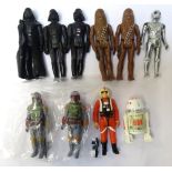 SELECTION OF KENNER MADE VINTAGE STAR WARS 3 3/4 INCH FIGURES date stamped for 1977, 1978 and 1979,