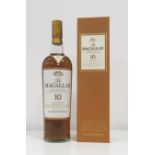 MACALLAN 10YO A bottle of single malt from the most famous Distillery in the world,