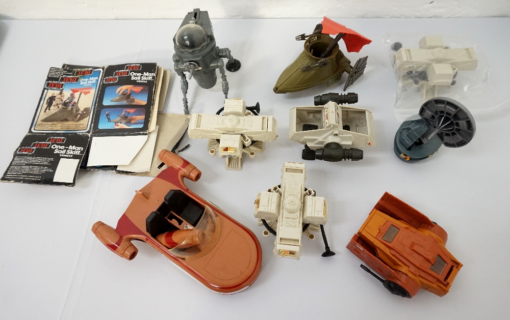 SELECTION OF VINTAGE STAR WARS TOYS comprising AST-5 Armoured Sentinel Transport,