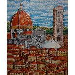 ED O'FARRELL Santa Del Fuire, Florence, acrylic on canvas, signed and dated '03,