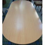 LARGE BEECH EFFECT OFFICE TABLE