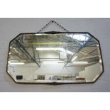 1950s SHAPED WALL MIRROR