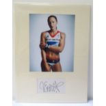 JESSICA ENNIS-HILL SIGNED COLOUR PICTURE