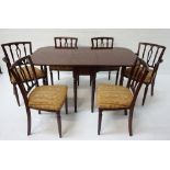 MAHOGANY DINING ROOM SUITE