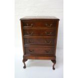 EDWARDIAN WALNUT CHEST