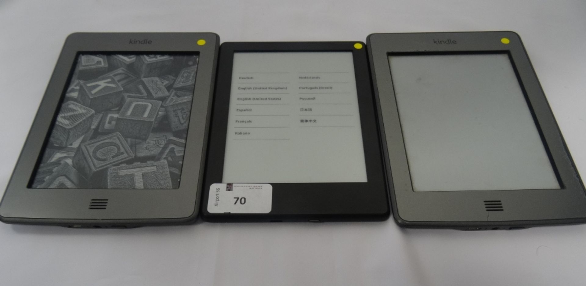 SELECTION OF THREE KINDLE DEVICES