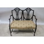 A NEO CLASSICAL STYLE TWO SEATER SOFA,