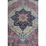 A GOOD PERSIAN TABRIZ HANDMADE WOOL RUG, circa 1970,