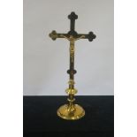 A BRONZE CRUCIFIX,