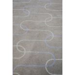 A RECTANGULAR WOOL RUG,