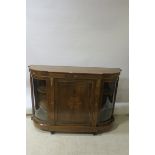 A VICTORIAN WALNUT MARQUETRY AND GILT BRASS MOUNTED SIDE CABINET,