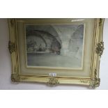 after WILLIAM RUSSELL FLINT Females in an interior A coloured print Signed in pencil on the margin,