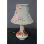 A MOORCROFT TABLE LAMP,