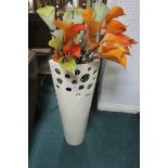 A MODERN COMPOSITION VASE,