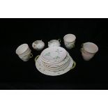 A BELLEEK TWENTY ONE PIECE TEASET,