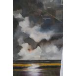 MICHAEL GAMMELL Clouds Gathering Oil on canvas Signed lower right 60cm (h) x 29cm (w)