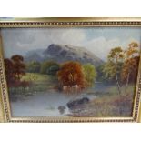 Sydney Yeats Johnson, Near Betws-y-Coed, Oil on board, Signed initials, 10 x 14 ins..