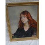 Patty Martin, Portrait of Jane, Oil on canvas, Signed, 24 x 20 ins. (amended title)