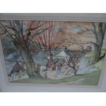 S Buckley, Stang End, Little Langdale, Watercolour, Signed, 15 x 22 ins..