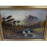 Sydney Yeats Johnson, On the River Conway, Oil on board, Signed initials, 10 x 14 ins..
