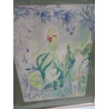 Stephen Spencer, Lilies, Mixed media, Signed, 24 x 18 ins..