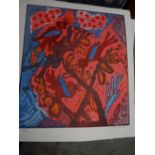 Michael Rothenstein 1908-1993, Three birds, Woodcut, Signed limited edition 46 / 50, unframed, 30