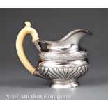 Russian Neoclassical Silver Cream Pitcher, reign of Nicholas I, by Carl Magnus Stahle, St.