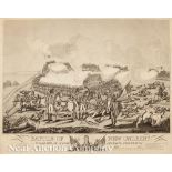 After William Edward West (American, 1801-1861), "Battle of New Orleans and Death of Major General