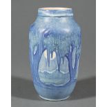 Newcomb College Art Pottery Vase, 1926, decorated by Anna Frances Simpson in the "Moon and Moss"