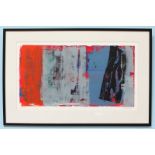 Martin Brewster (20th Century) 'Abstract No. 21' signed and dated '1991' in pencil. Framed print. 41