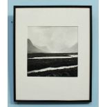 Fay Godwin, 1931-2005, 'Glencoe from Lochan na Fola, '81', black and white photograph, signed and