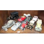 SECTION 22 + 23. A collection of 18 Franklin Mint model classic cars, including a 1925 Rolls-Royce